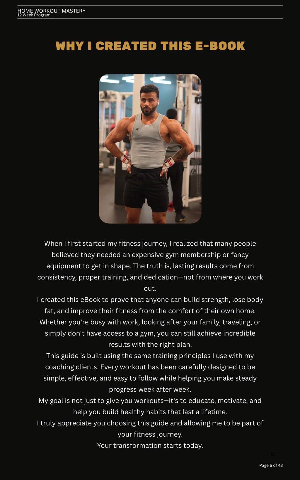 8-Week Home Workout Program